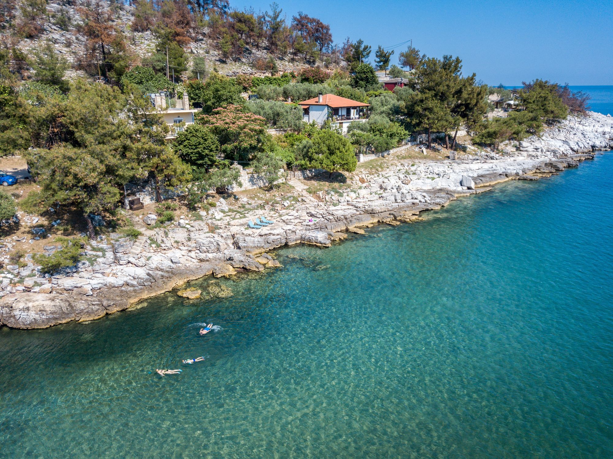 Petra Mare Apartment Thimonia Bagian luar foto