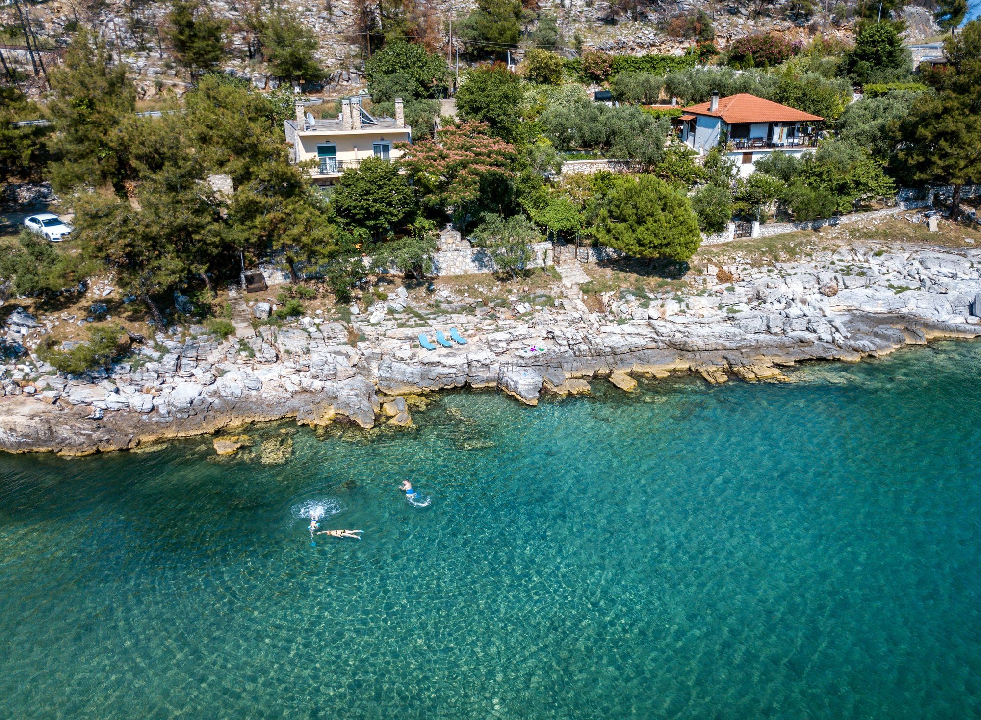 Petra Mare Apartment Thimonia Bagian luar foto