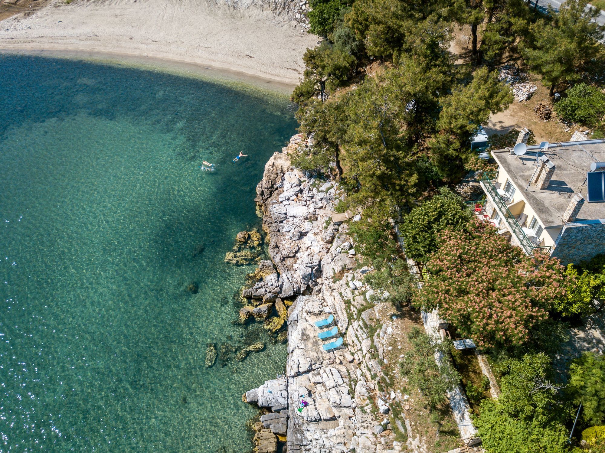 Petra Mare Apartment Thimonia Bagian luar foto
